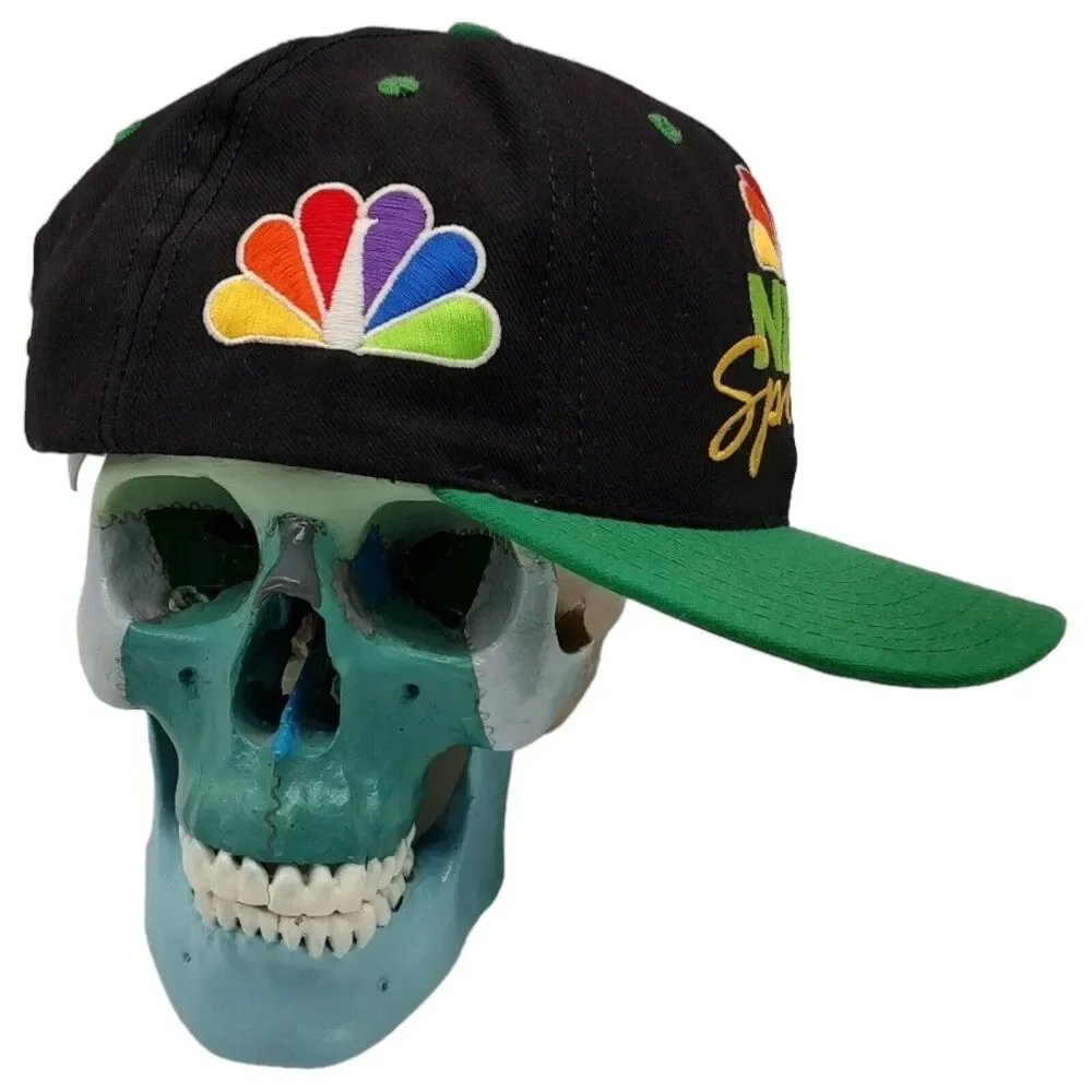 Vintage USA Made NBC Sports Peacock Embroidered Sports Specialties Snapback Hat